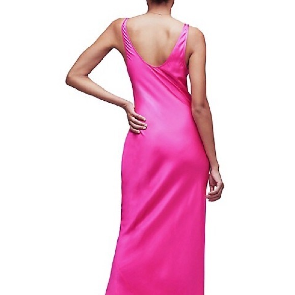 Akiya Midi Tank Dress In PINK - Picture 3 of 13